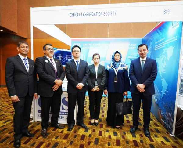 中國船級社參加馬來西亞Maritime week 2023海事展
